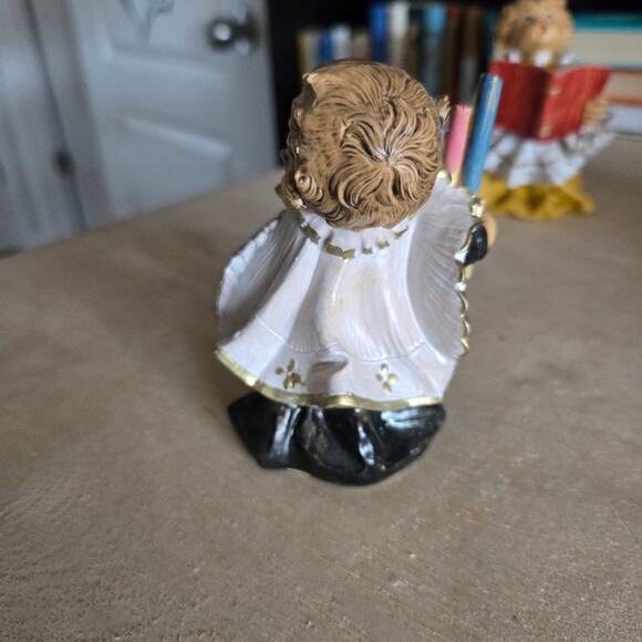 Vintage 1987 Fontanini Roman Simonetti Italy Choir Altar Boys Christmas Set of 4 - Picture 7 of 16